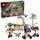 Set lodër LEGO Jurassic World Raptor dhe Titanosaurus Tracking Mission, me dinosaurë, me automjet
