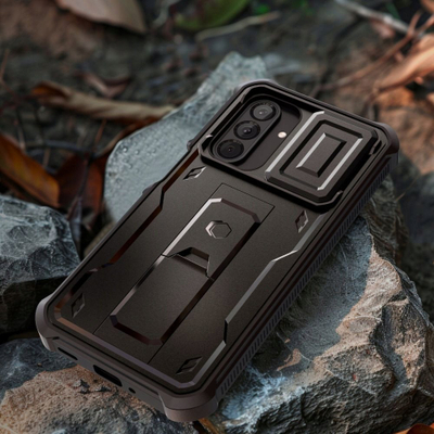 Mbulesë telefoni Tech-Protect Kevlar Cam+ për Samsung Galaxy A26 5G, e zezë