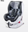 Sedilje makine për fëmijë Caretero Defender +, 0-18kg, e hirtë