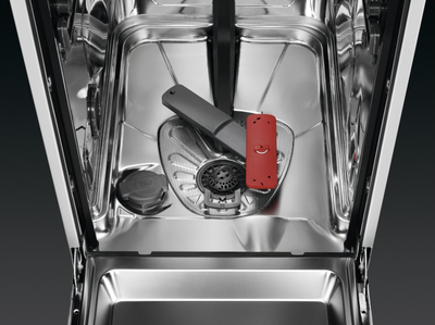 Lavastovilje AEG FFB62427ZM, 45 cm, inox, argjend