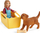 Set lojrash Schleich Farm World Dog Cart 42543, figurina me karrocë, për kalamaj 3+