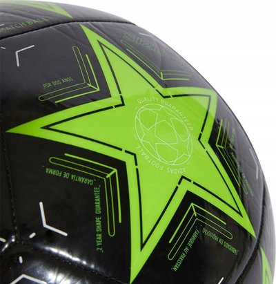 Top futbolli adidas UCL Club IX4067, i qepur me makinë, TPU, jeshil me të zi