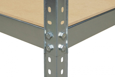 Metalkas STABIL Метална Полица, 180x90x40 cm, Капацитет 200 kg, Поцинкувана