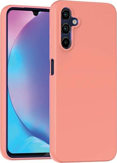 Futrollë Mercury Soft për Samsung A25 5G, TPU e butë, matte, rozë e çelët