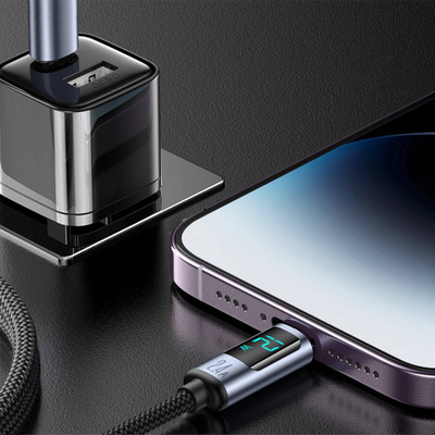 Kabllo karikimi Joyroom S-AL012A16, USB A në Lightning, 1.2 m, e zezë