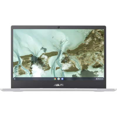 Лаптоп Asus Chromebook CX1, 14\", 4 GB RAM, 64 GB SSD, Intel Celeron N3350, Intel HD Graphics 500, сребрен