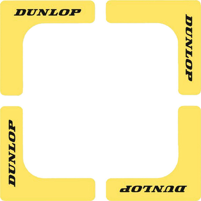 Kënd shënjimi Dunlop Marking Corner, set 8 copë, i verdhë