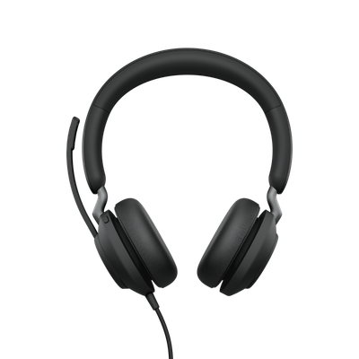 Kufje Jabra Evolve2 40 SE, USB C, stereo me kabllo, të zeza