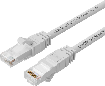 Kabllo rrjeti Lanview LV-UTP6A30W, Cat6a S/FTP, 30m, e bardhë