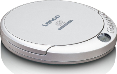 CD player portabël Lenco CD-201, MP3, ekran LCD, argjendtë