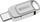 USB flash MyMedia MyDual, 64GB, USB 2.0, USB Type A / USB Type C, ngjyrë argjendi