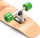 Skateboard Meteor 22595, 31", 7 shtresa panje, shumëngjyrësh