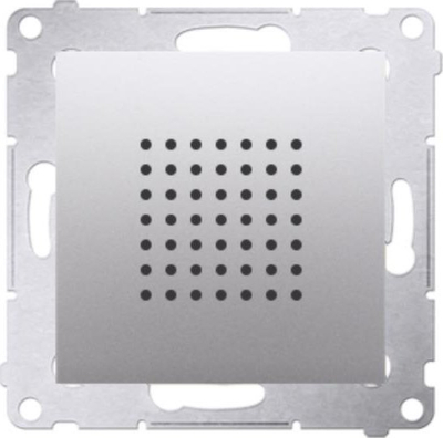 Modul altoparlanti muri Simon 54 D05562N.02/43, për kornizë, argjend metalik