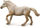 Figurine kafshe Collecta American Cream Draft Stallion XL, kal, bezhë