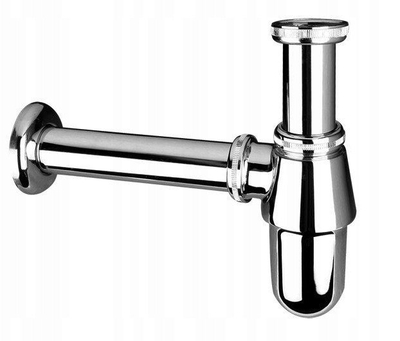 Syfon lavamani Geberit Premium, 1 1/4", dalje 32mm, krom