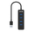 Qendër USB Unitek H1117A, 4x USB-A 3.1, 10W, Aktive, e zezë