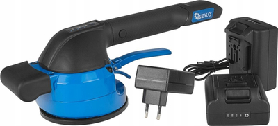 Set kapëse elektrike me vakum për pllaka, 18V, 2 bateri 2Ah, gri