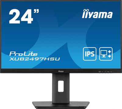 Monitor kompjuteri Iiyama ProLite XUB2497HSU-B1, 24", Full HD, 100Hz, ngjyrë e zezë