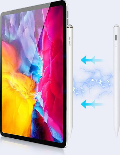 Laps stylus Joyroom JR X9, universal, me maja zëvendësuese, i bardhë