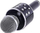 Mikrofon karaoke Pro-Link, dinamik pa tela, me Bluetooth, i zi me argjend