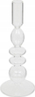 Qirinmbajtëse dekorative Atmosphera, xham i tejdukshëm, 22 cm, transparente