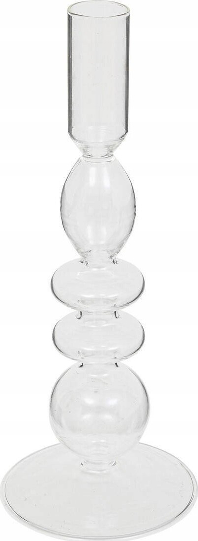 Qirinmbajtëse dekorative Atmosphera, xham i tejdukshëm, 22 cm, transparente