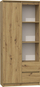 Raft librash BILY RS-80, 7 rafte, 2 sirtarë, artisan oak