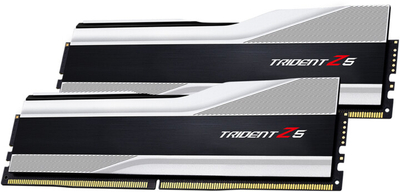 Module të memories G.Skill Trident Z5 32GB (2x16GB) DDR5 6400 CL32, të argjendta