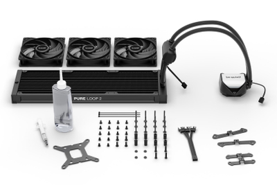 Ftohës me ujë Be quiet! Pure Loop 2, 12 cm, i zi