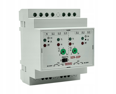 Kontroller automatik rezervë energjie Pollin SZR-2ZP, për shinë DIN, modular