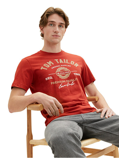 Maicё Tom Tailor Regular Fit, e kuqe