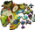 Puzzle druri Trefl Wood Craft Colorful Cocktails, 500+1 copa, shumëngjyrësh