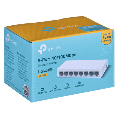Switch rrjeti TP-Link LS1008, 8 porta, 10/100 Mbps