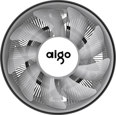 Ftohës procesori Aigo Lair, 125mm, LED RGB, i zi