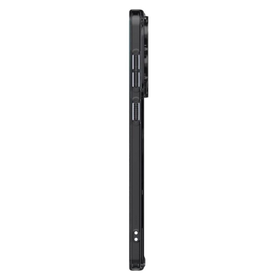 Капак за телефон Spigen Ultra Hybrid Zero One, MagSafe, проѕирен, црн
