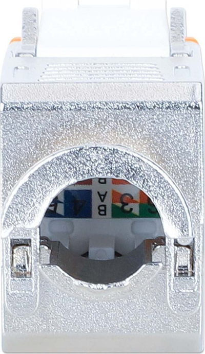 Modul keystone Intellinet 791328, RJ45 Cat6a 10G, STP, i argjendtë