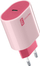 Karikues USB C Cellularline Style and Color, 20W, rozë