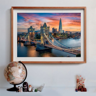 Puzzle Clementoni Compact London Twilight, 1500 copa, 84.5 x 59 cm, shumëngjyrësh