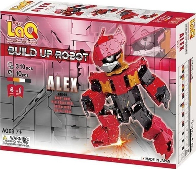 Set konstruktiv LaQ Robot Series Alex LAQ003348, plastikë, shumëngjyrësh