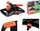 Spërkatës kopshti Black+Decker, 3 krahë, rrotullim 360°, portokalli