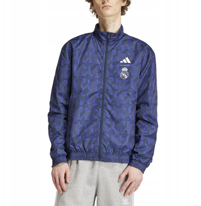 Xhaketë Adidas Real Madrid Anthem Jacket M IQ0549, për meshkuj, blu