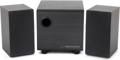 Sistem zërimi PC Esperanza EP123 Twist, 2.1 kanale, 12W, i zi