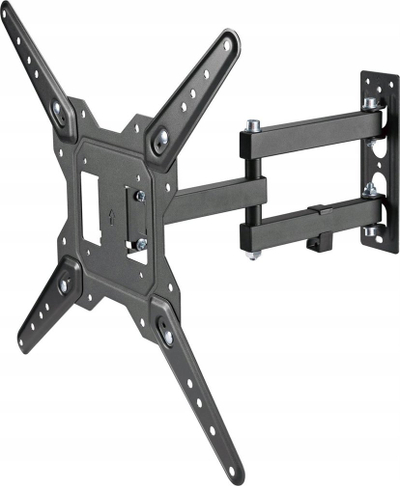 Mbajtës muri TV Silver Monkey UT-600, deri në 55", 30 kg, i zi