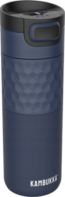 Shishe termike Kambukka ETNA GRIP, 500 ml, inox me dy shtresa, Snapclean, gri