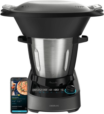 Кујнски робот Cecotec Mambo 11090, 1600W, 3.3L, WiFi контрола, нерѓосувачки челик