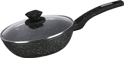 Tigan Bollire Venezia, 24cm, përshtat për induksion, i zi
