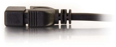 Продолжен кабел USB C2G, USB 2.0 A машки во A женски, 2 m, црн