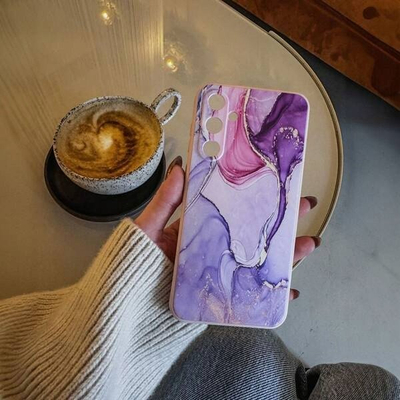 Këllëf telefoni Tech-Protect Icon, Xiaomi Redmi 14C Poco C75, silikon, dizajn mermeri