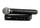 Sistem mikrofon pa tel Shure BLX24E PG58, UHF 518-542 MHz, kapsulë PG58, i zi
