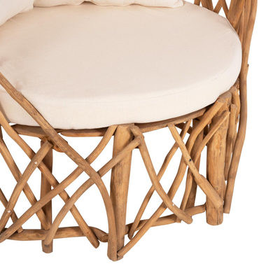 Kolltuk Kaan 95x89x80Hcm (HM5994), bardhë
